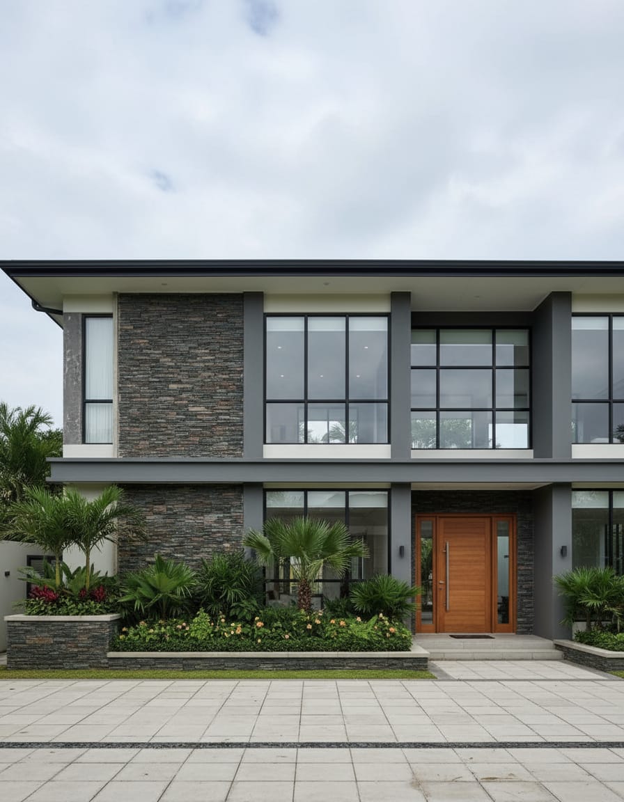 Natural Stone Cladding | Multi Grey | EarthStona	